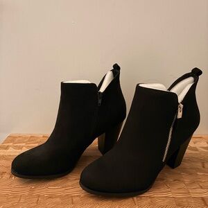 Black Booties, Call It Spring, Size 10